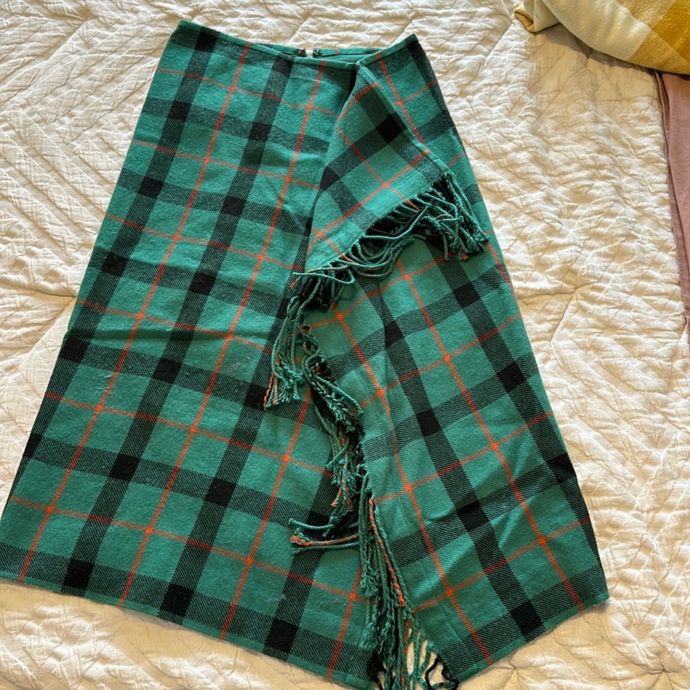 JW Anderson Plaid Wrap Skirt